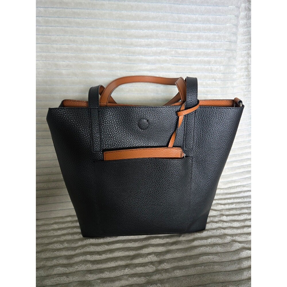 Black & Brown Laptop Business Tote